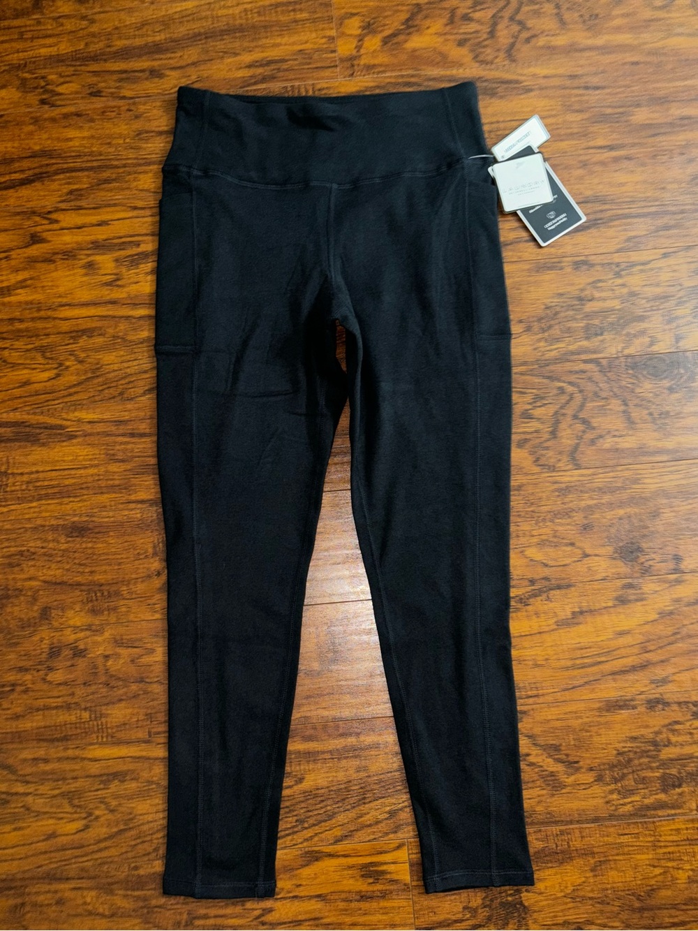 Laundry by Shelli Segal Los Angeles NWT Leggings Black Fleece Lined Soft Tights